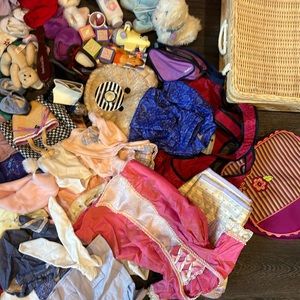 American girl doll accessories and bitty baby